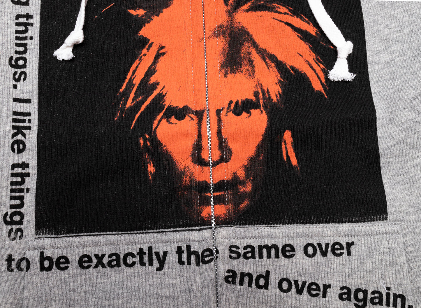 Comme des Garçons SHIRT Andy Warhol Portrait Kapuzenpullover