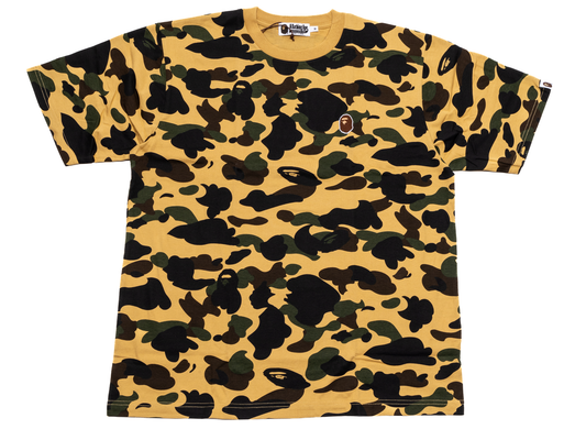 A Bathing Ape 1st Camo One Point T-Shirt in Gelb
