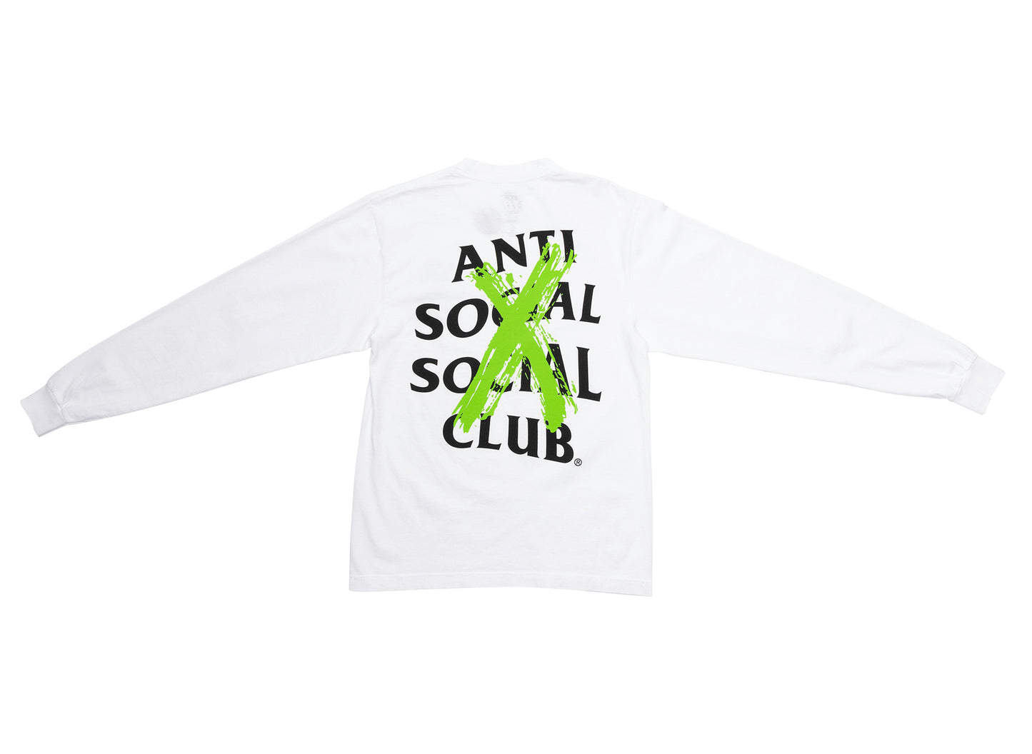 Anti Social Social Club Made in USA Cancelled L/S Tee in White