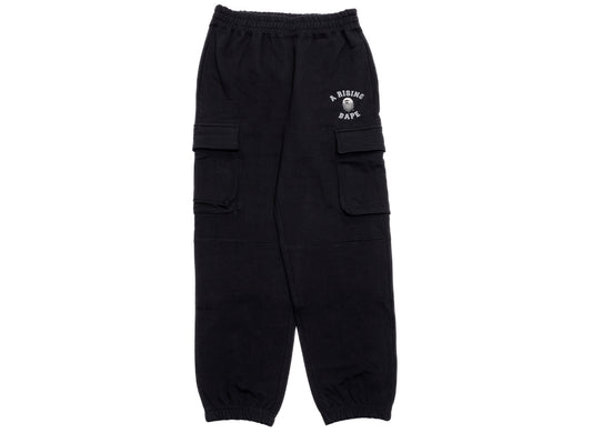 Pantalones de chándal militares A Bathing Ape A Rising Bape en negro