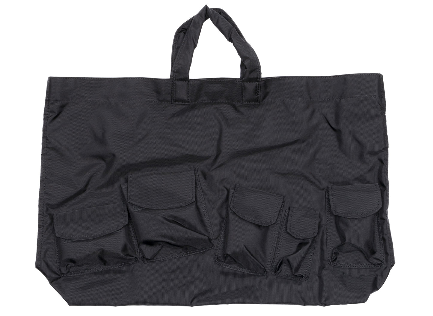 Bolsa de lona de nailon negra Comme des Garçons SHIRT