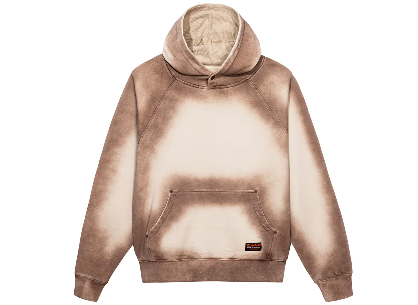 Sudadera con capucha Market Margins en color tostado