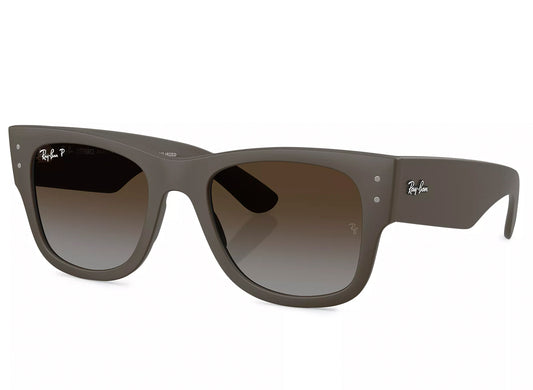 Ray Ban Mega Wayfarer Liteforce en Marrón Arena Mate con Lentes Degradadas Marrones Polares