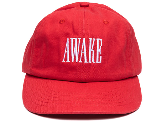Awake NY Logo Hat in Bright Red