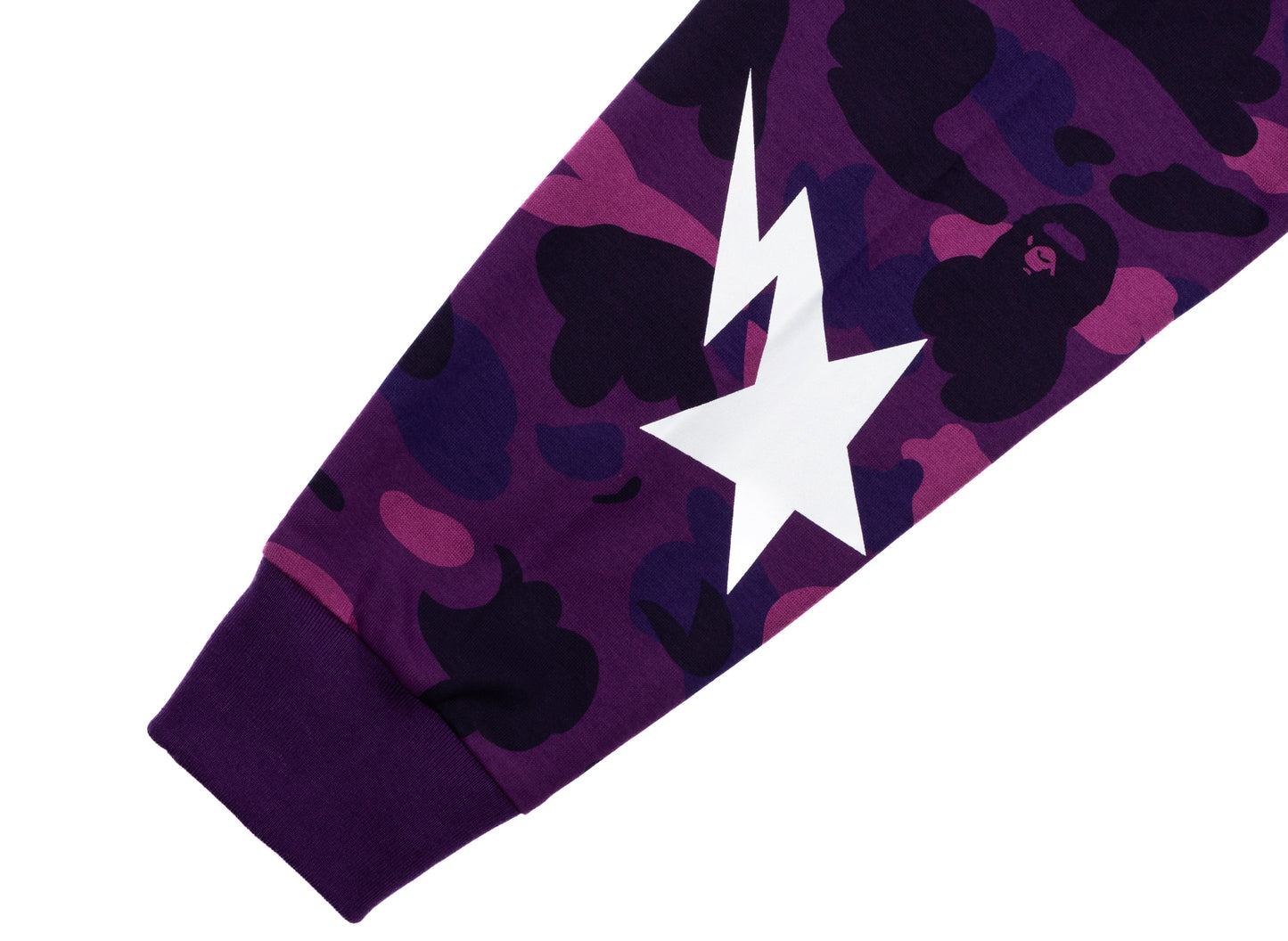 A Bathing Ape Color Camo Langarmshirt in Lila