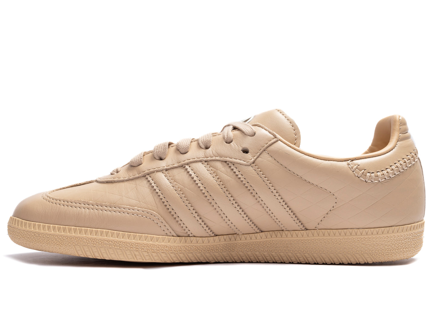 Adidas x Mercedes-Benz Samba OG in Magnesium Beige / Silver Metallic
