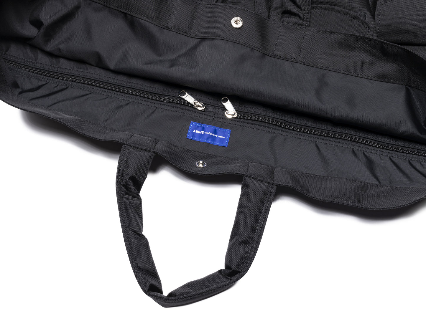 Bolsa de lona de nailon negra Comme des Garçons SHIRT