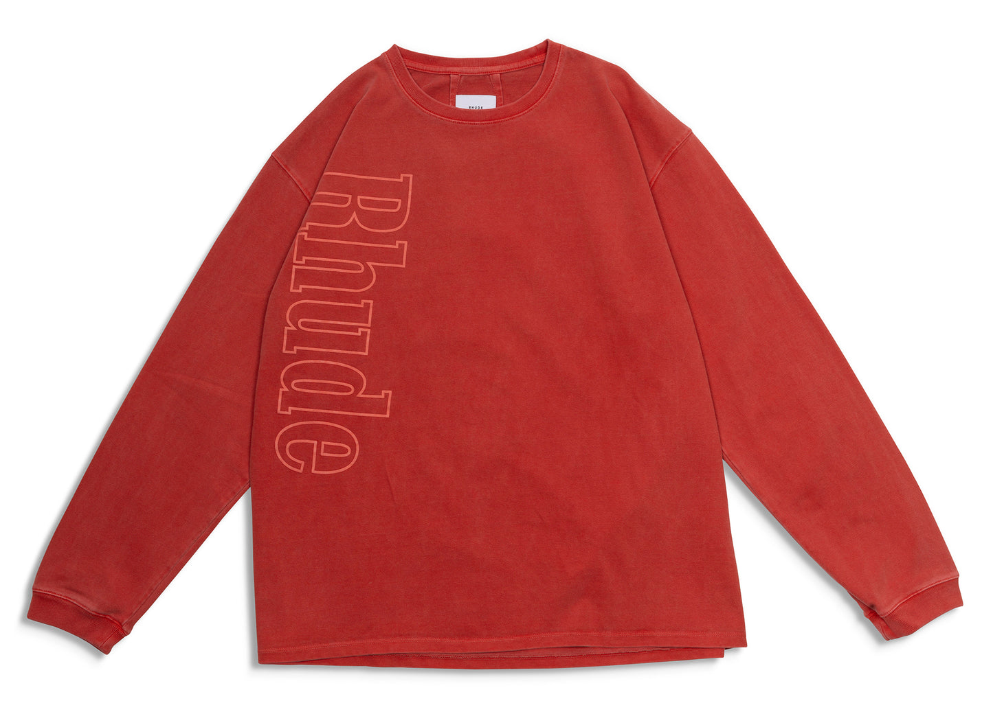 Camiseta de manga larga con el logo de Rhude