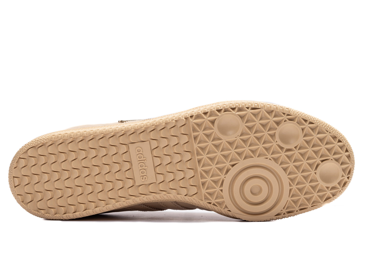 Adidas x Mercedes-Benz Samba OG in Magnesium Beige / Silver Metallic