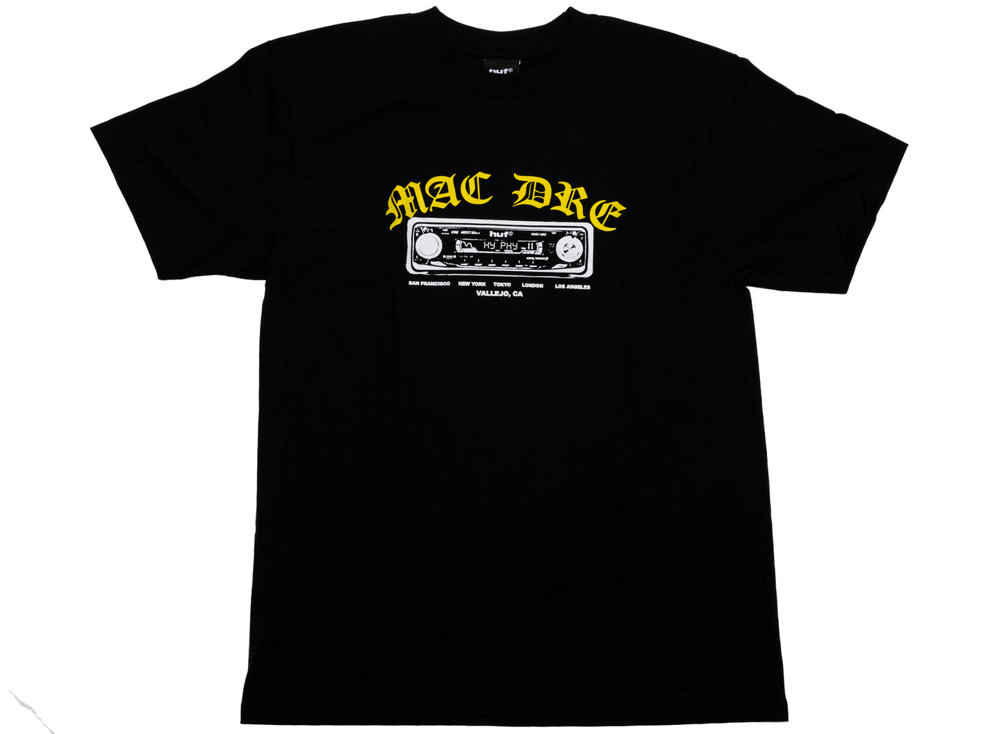 HUF x Mac Dre 'Best of Mac' T-Shirt in Schwarz
