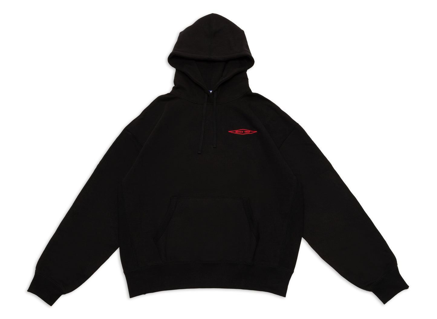 Junya Watanabe Kapuzenpullover in Schwarz x Rot