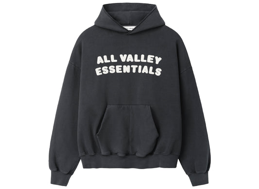 Fear of God Essentials 90s Hoodie in Washed Iron Grey, men's hoodie