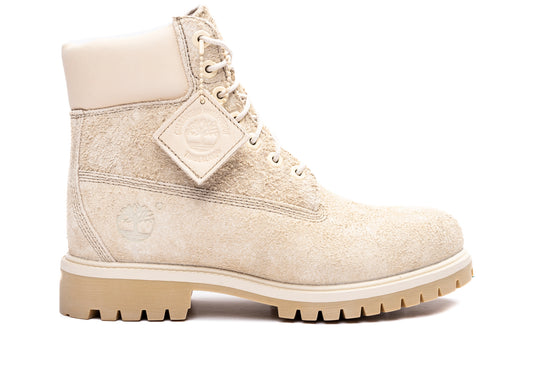 Timberland Heritage 6-Inch Waterproof Boot in Light Beige Suede