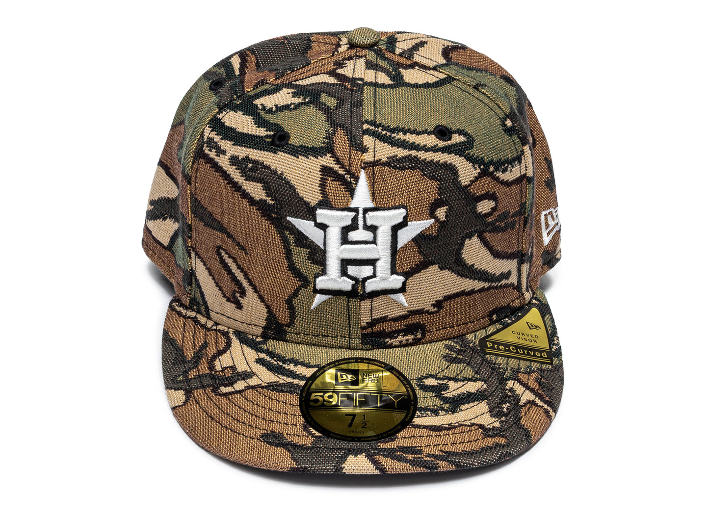 Gorra ajustada New Era Jacquard Camo Houston Astros