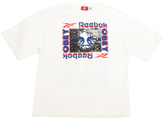 Reebok x OBEY T-Shirt in Chalk