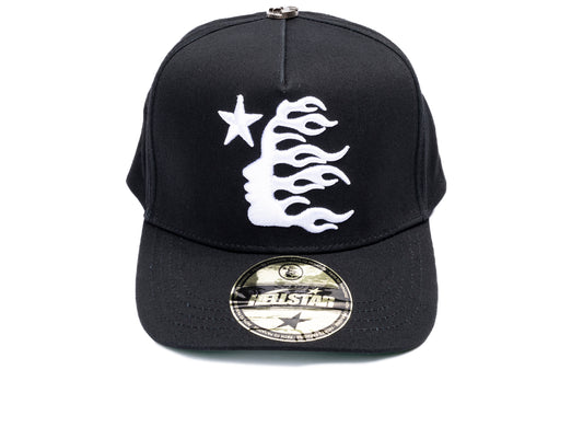 Hellstar OG Logo Hat in Black, front view