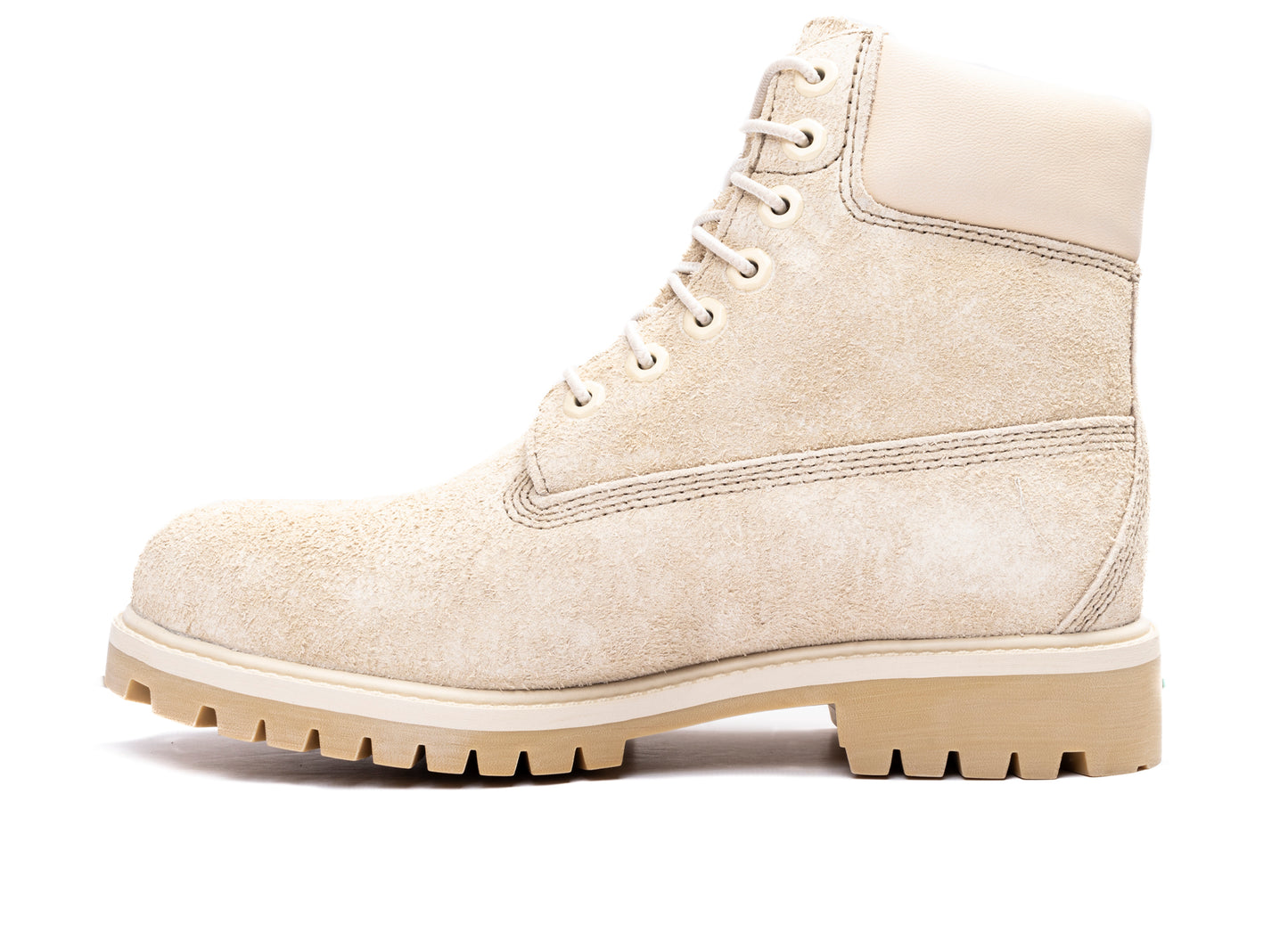 Timberland Heritage 6-Inch Waterproof Boot in Light Beige Suede