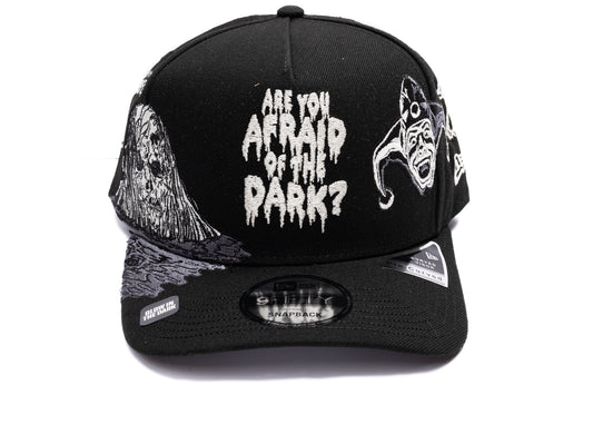 New Era 9Fifty 'Afraid of the Dark' A-Frame Snapback Hat in Black