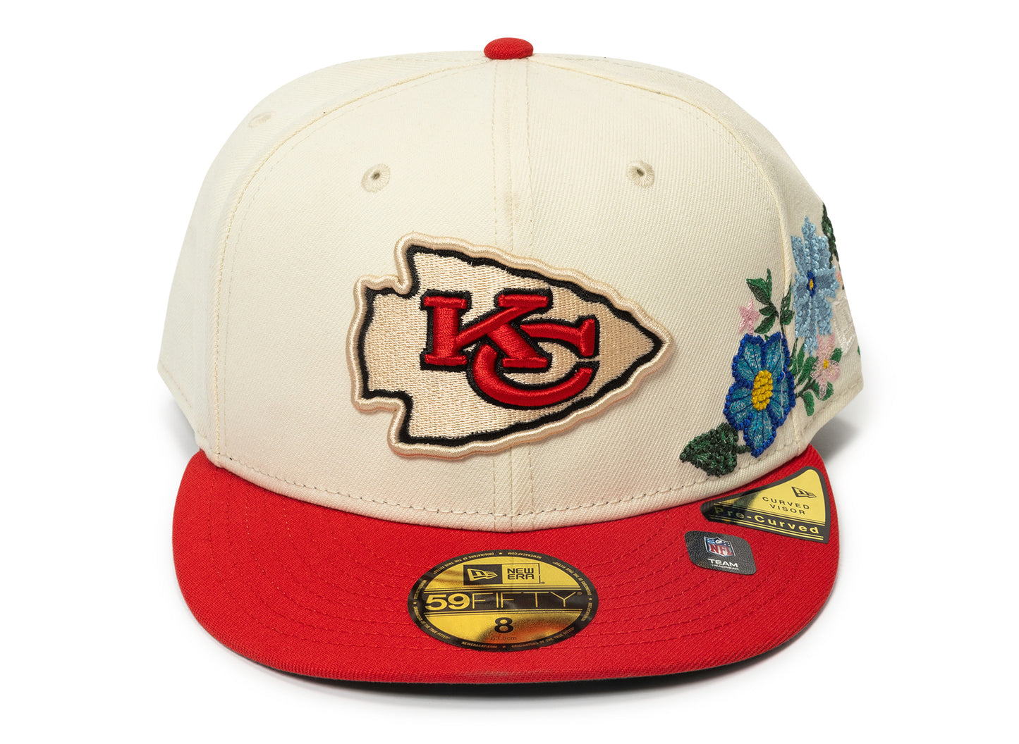 New Era Tonal Florals Kansas City Chiefs Fitted Cap