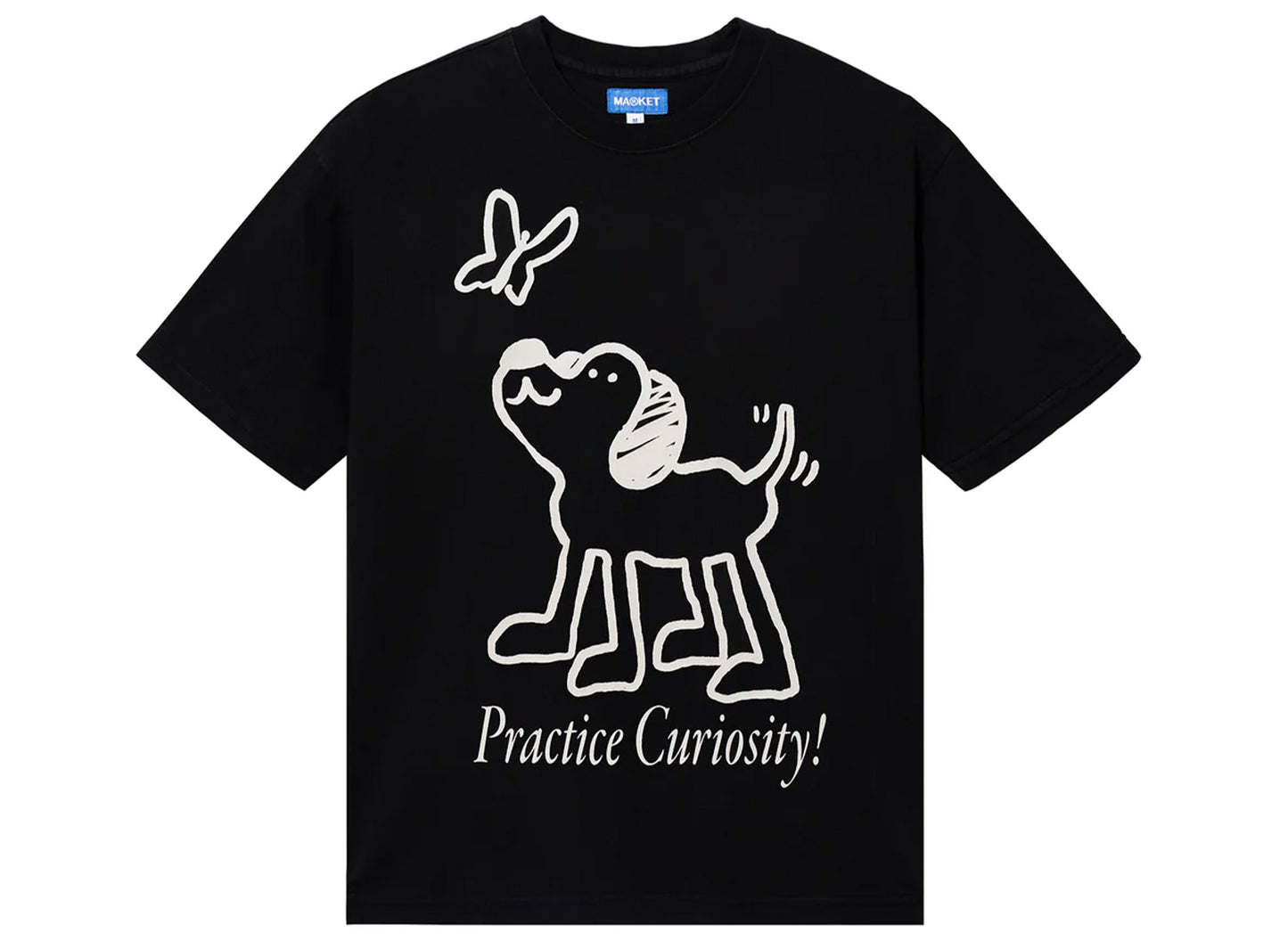 Camiseta S/S Market Practice Curiosity en negro