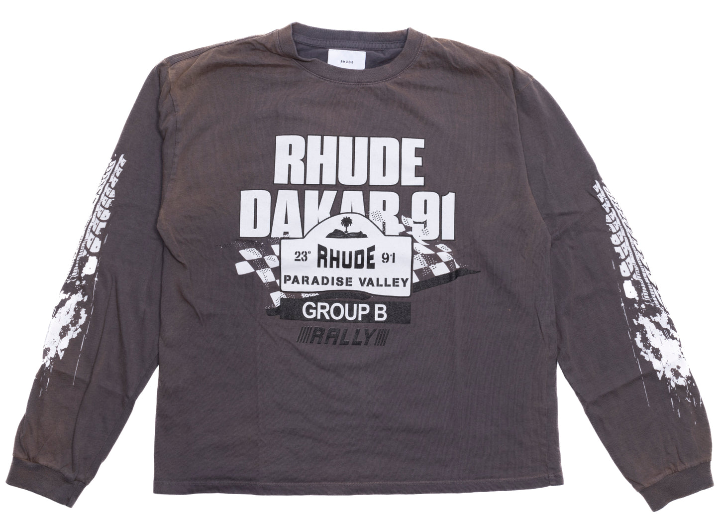 Camiseta Rhude Dakar 91 de manga larga