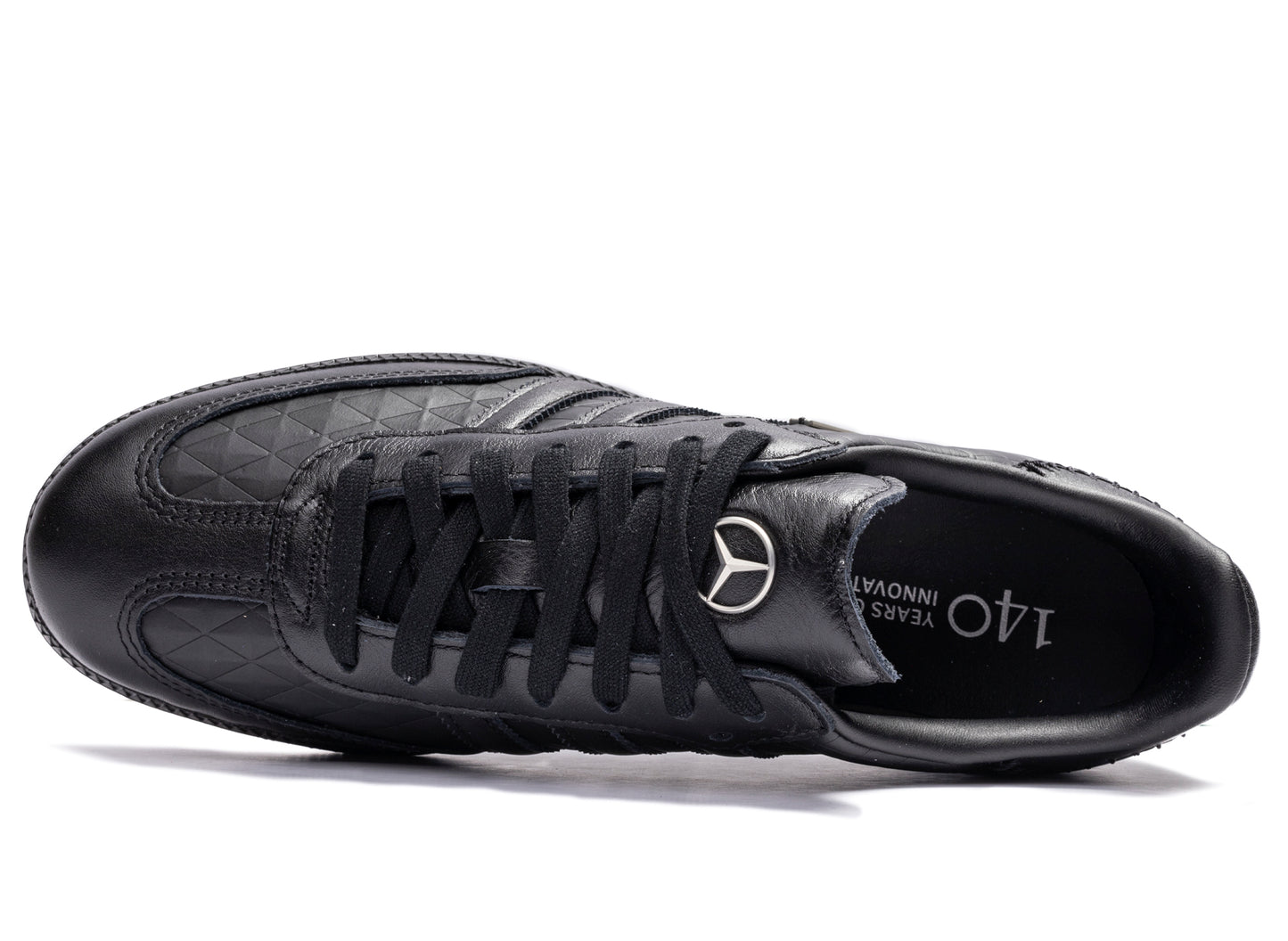 Adidas x Mercedes-Benz Samba OG in Core Black / Silver Metallic