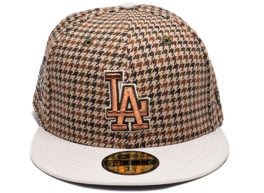 New Era Houndstooth Los Angeles Dodgers Fitted Cap