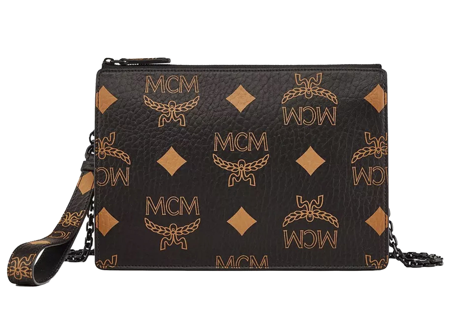 MCM Aren Maxi MN VI Flache Tasche