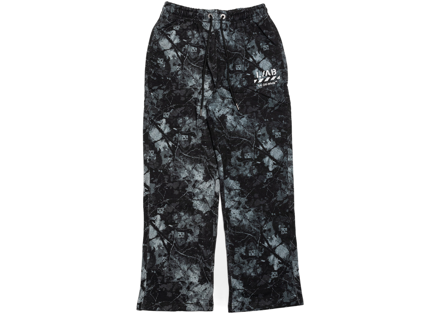 L/AB c/o Off-White™ Printed Camo Sweatpant in Black