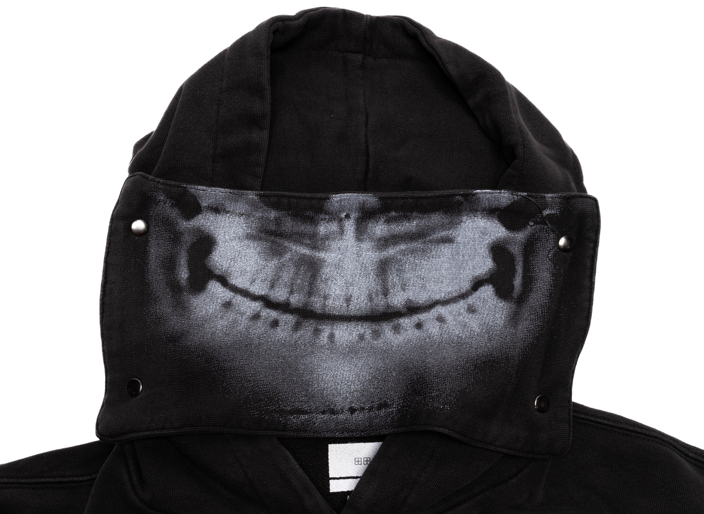 Sudadera con capucha grande Ksubi x Trippie Redd Skeleton desteñida
