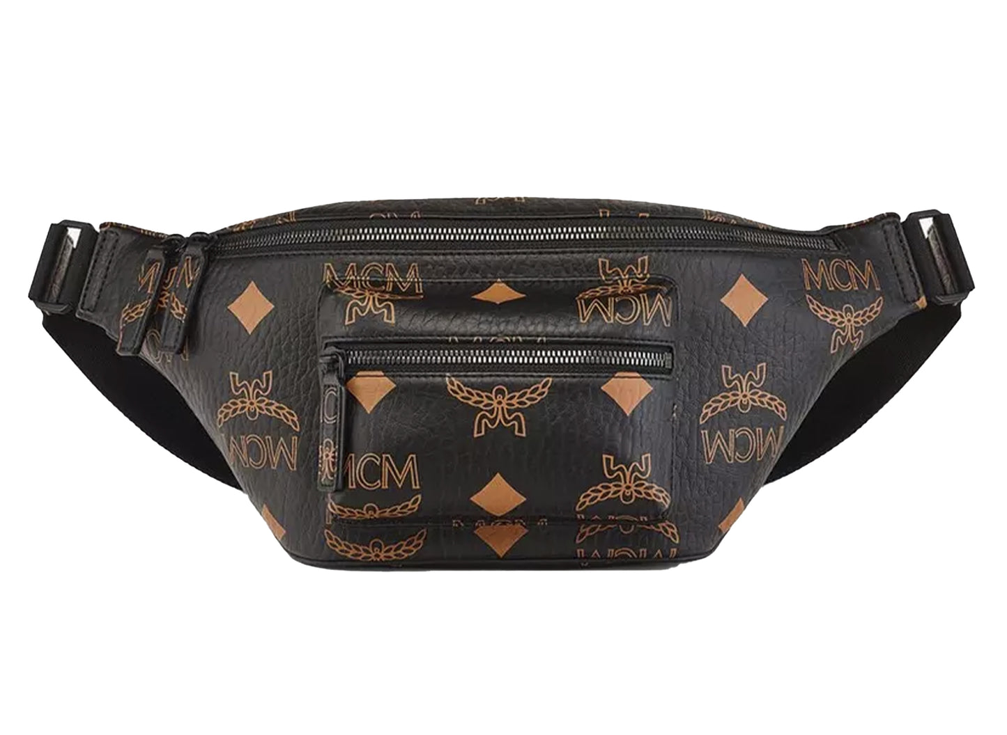 MCM Fursten Maxi MN VI Gürteltasche in Schwarz