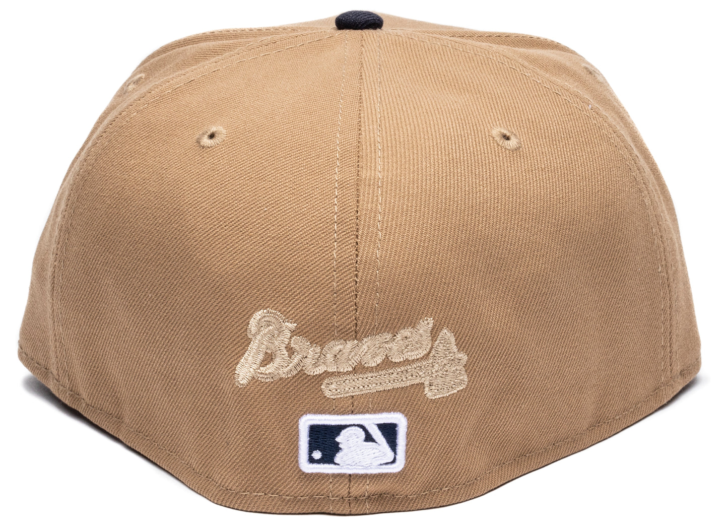 New Era Classic 8-Bit Wordmark Atlanta Braves Fitted Hat