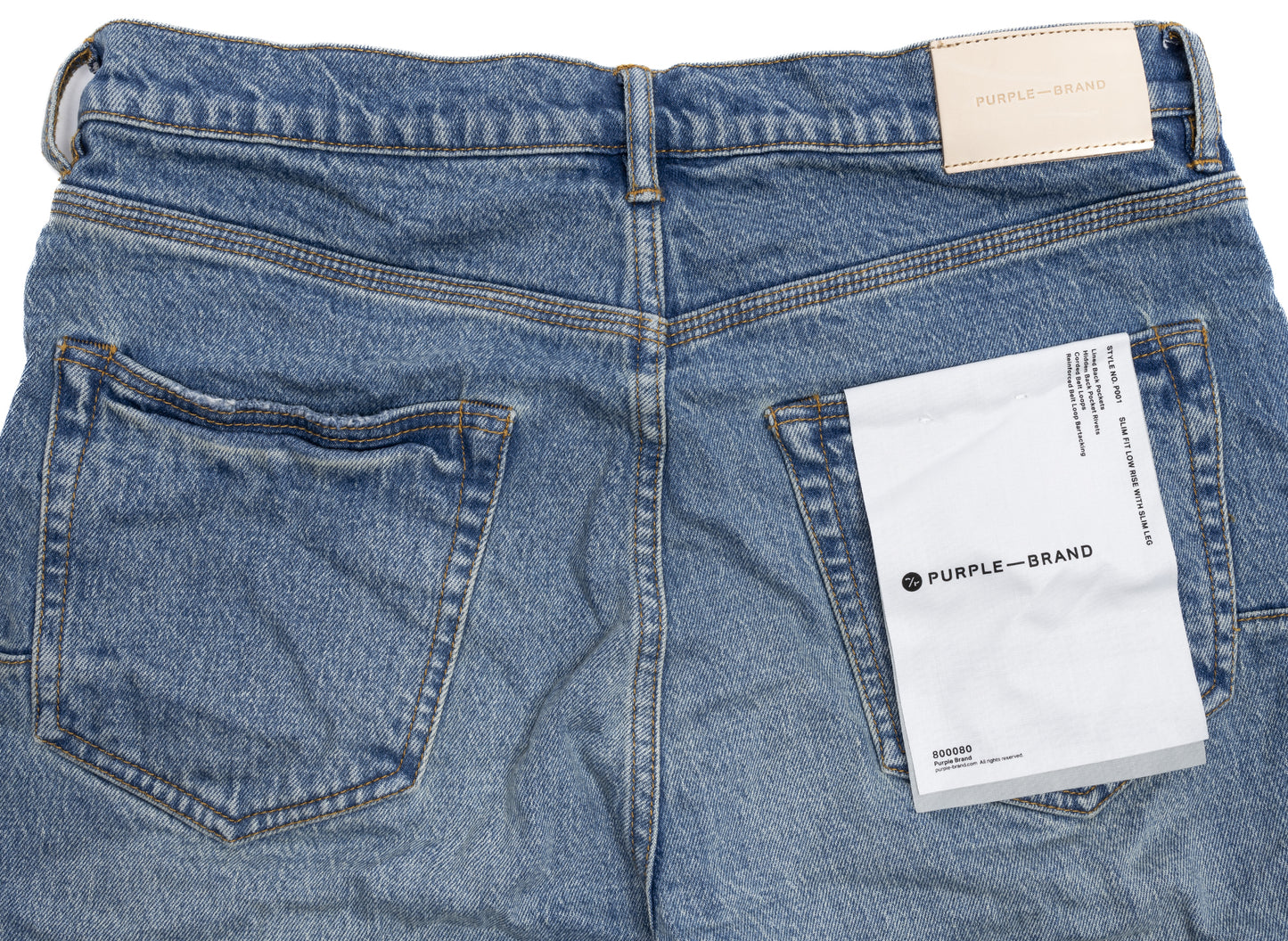 Purple Brand 90 Worn Slim Jeans