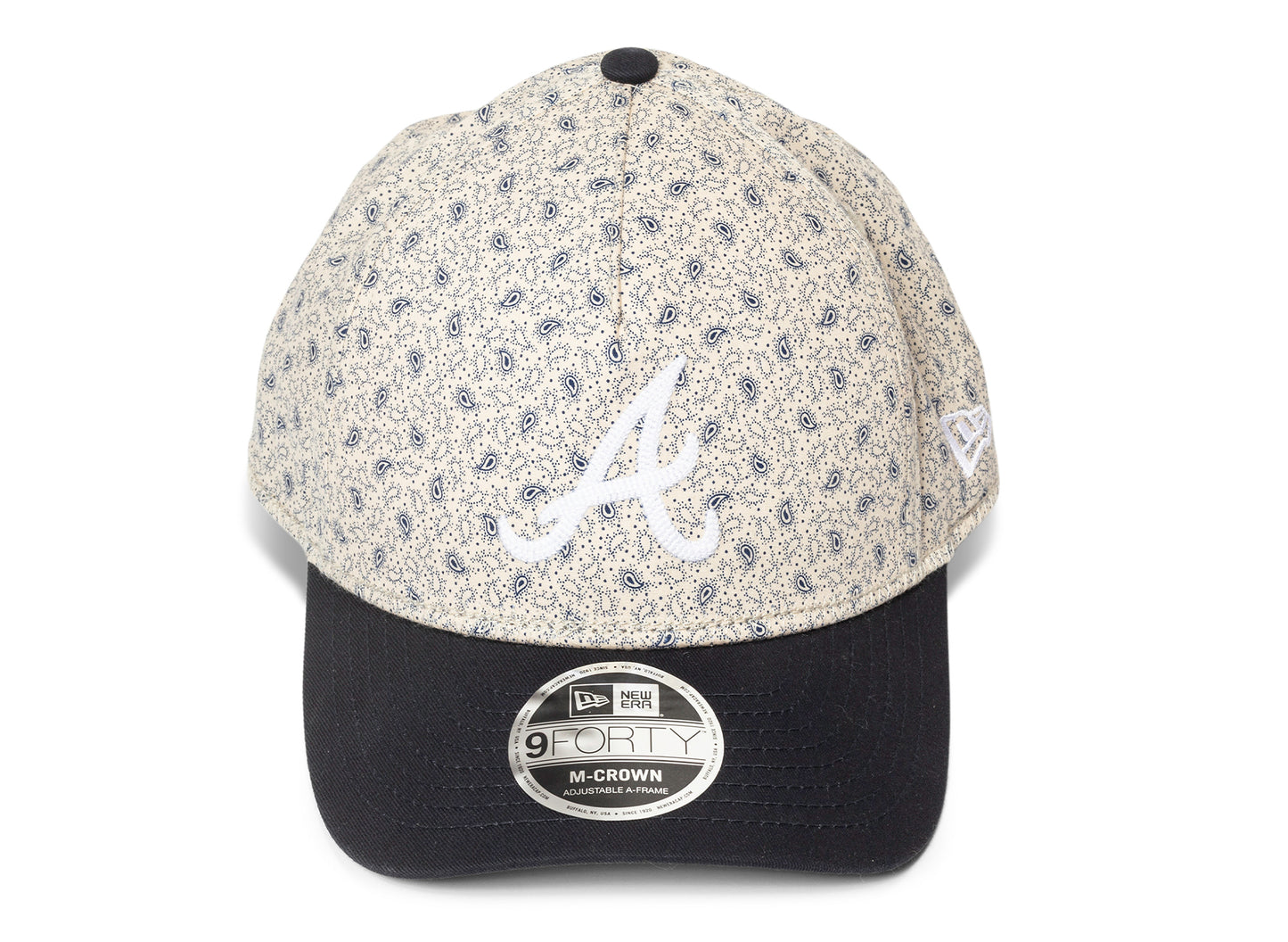 Gorra New Era Micro Print 940MC Atlanta Braves con cierre trasero