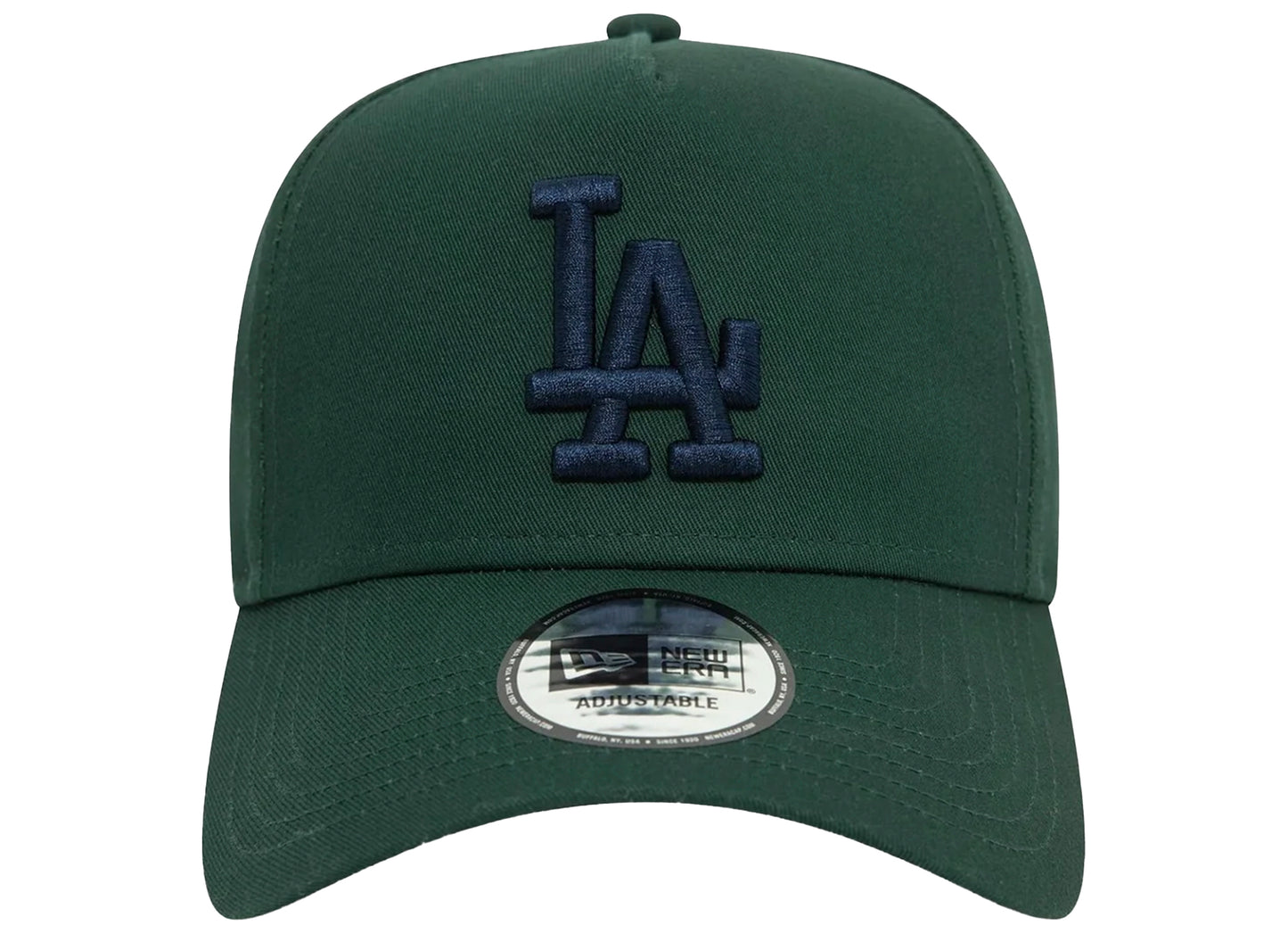 New Era League Essentials E-Frame Los Angeles Dodgers Snapback Cap in Grün