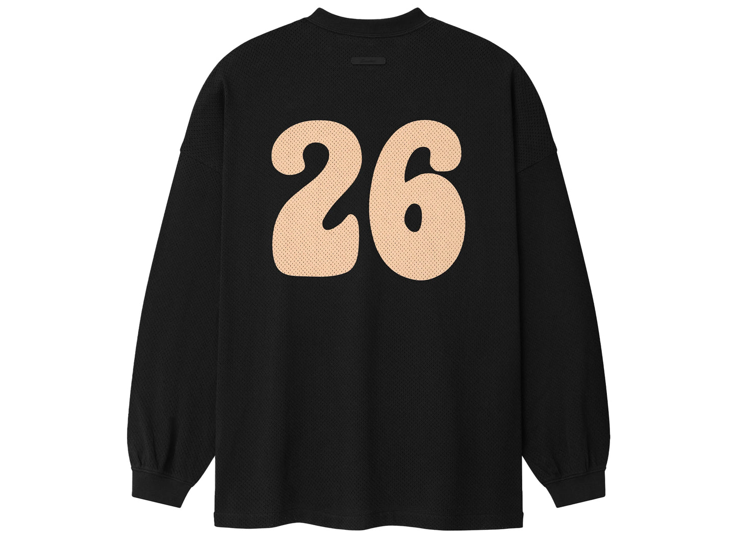 Fear of God Essentials Merch Long Sleeve Tee in Vintage Black