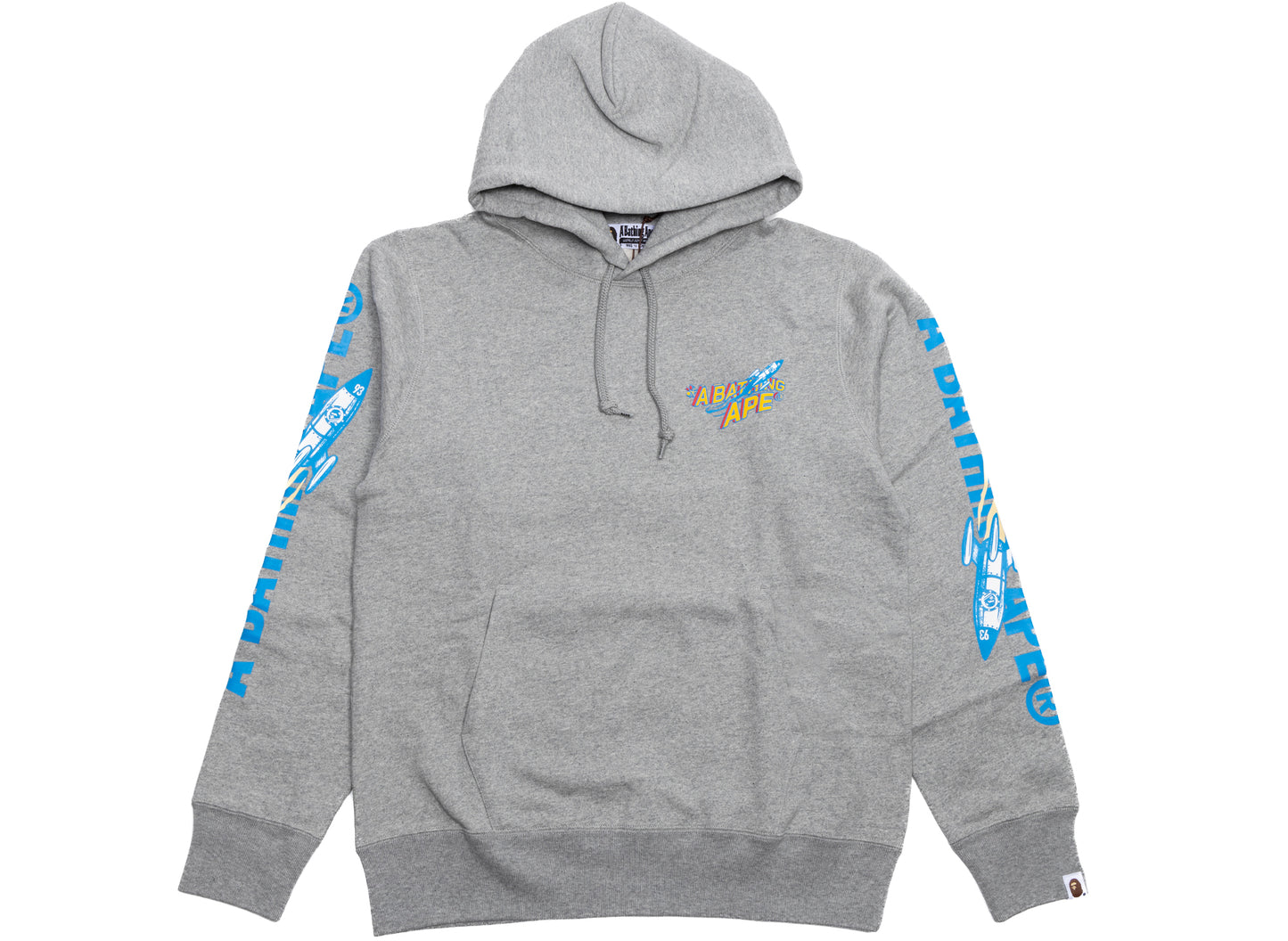 Sudadera con capucha A Bathing Ape Moon Ape Head en gris
