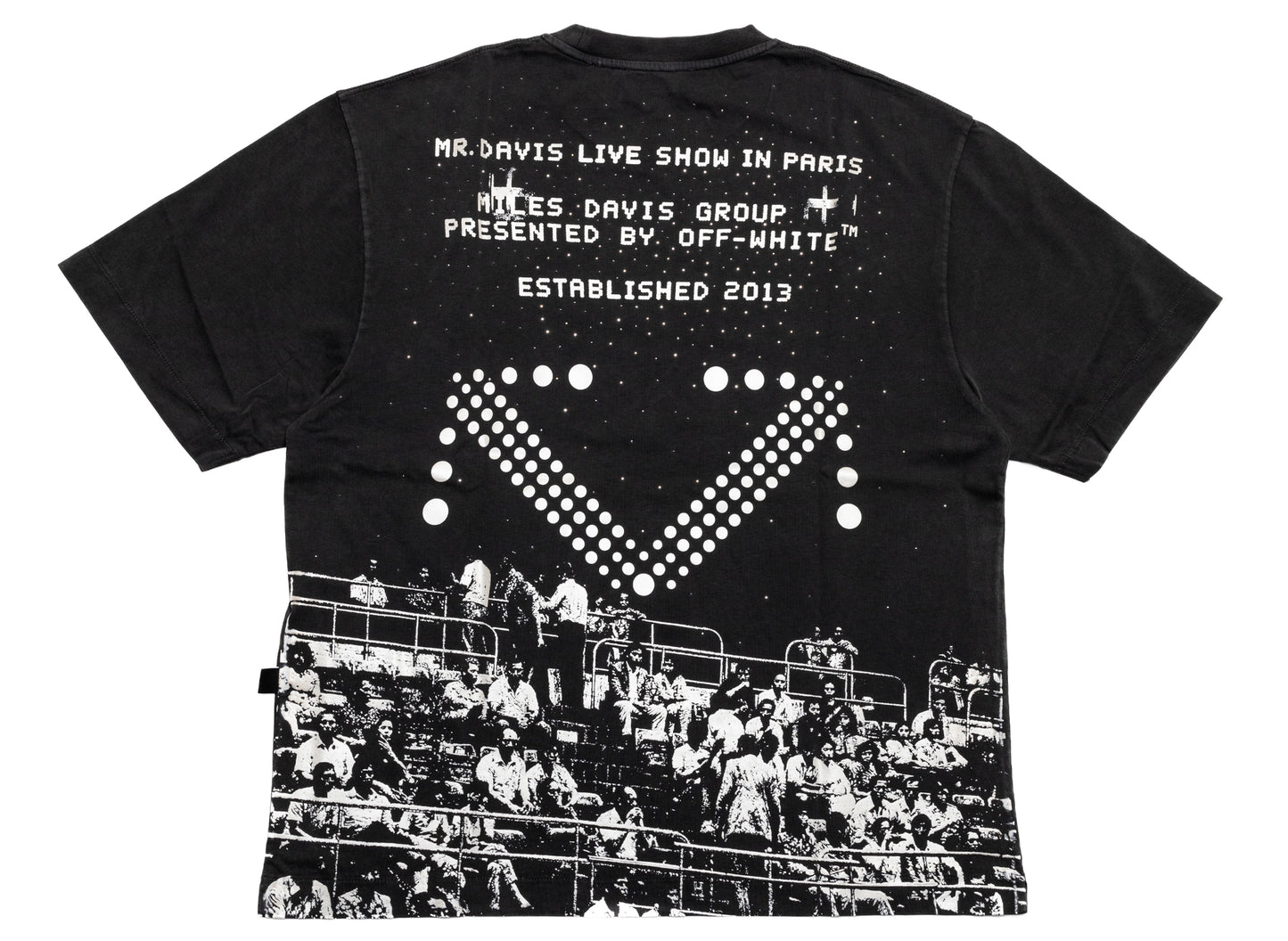 OFF-WHITE Miles Davis Stadium Skate T-Shirt in Black