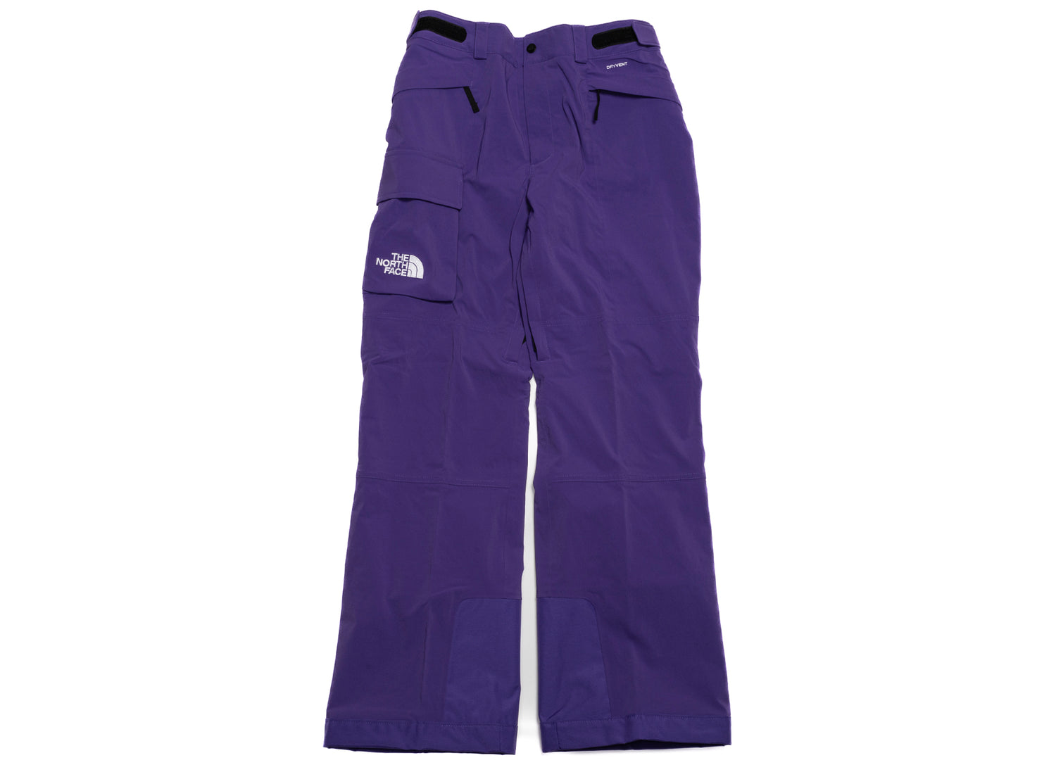 The North Face Freedom Pant in Peak Purple and TNF Black, men's snow pants