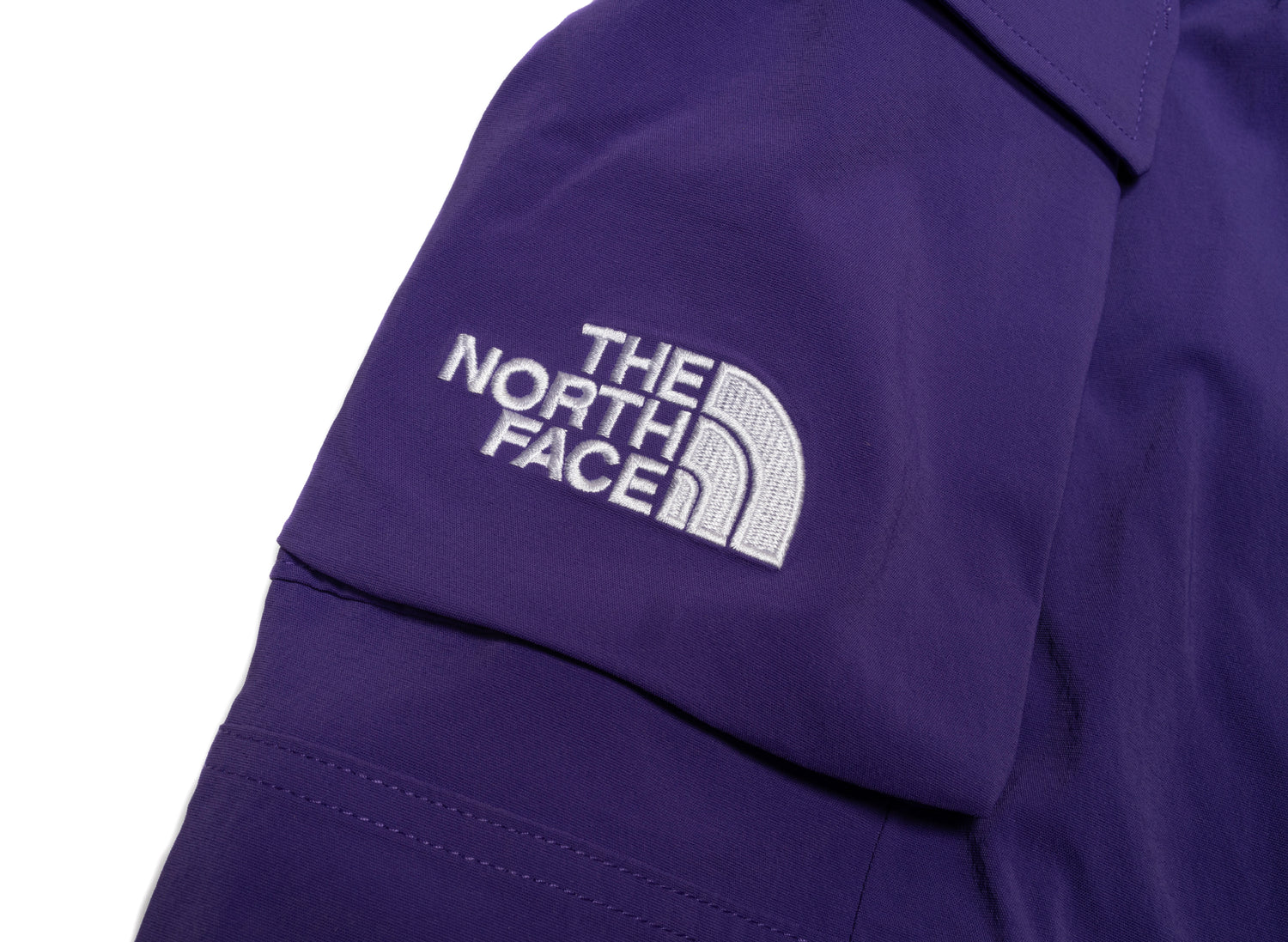The North Face Freedom Pant in Peak Purple and TNF Black, men's snow pants, view 2