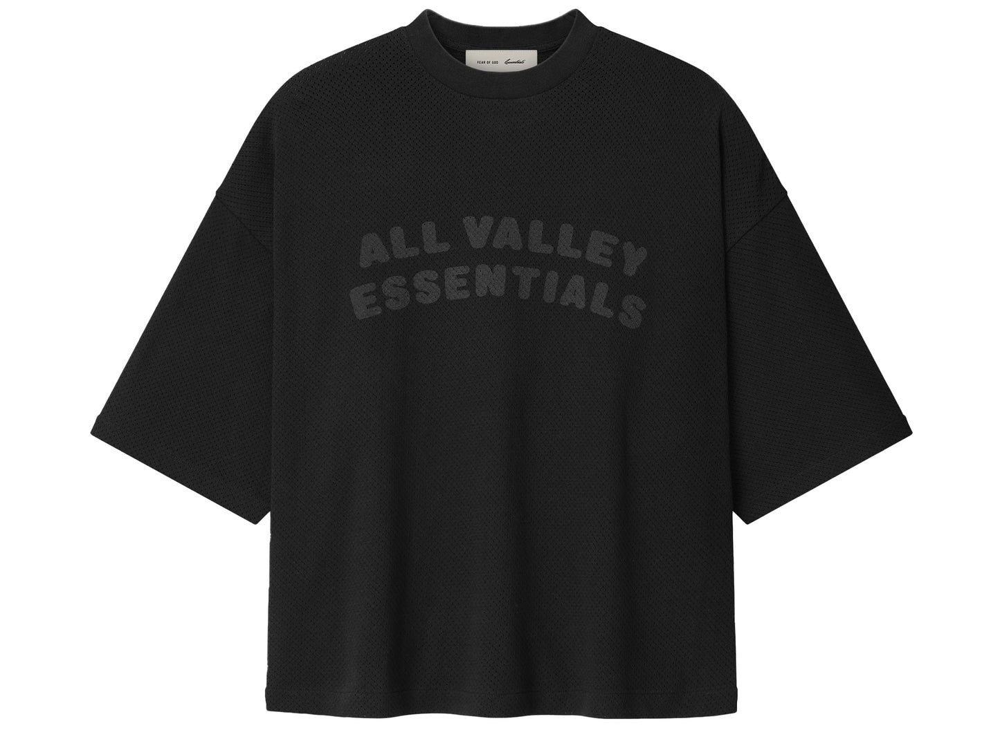 Fear of God Essentials Merch Tee in Vintage Black