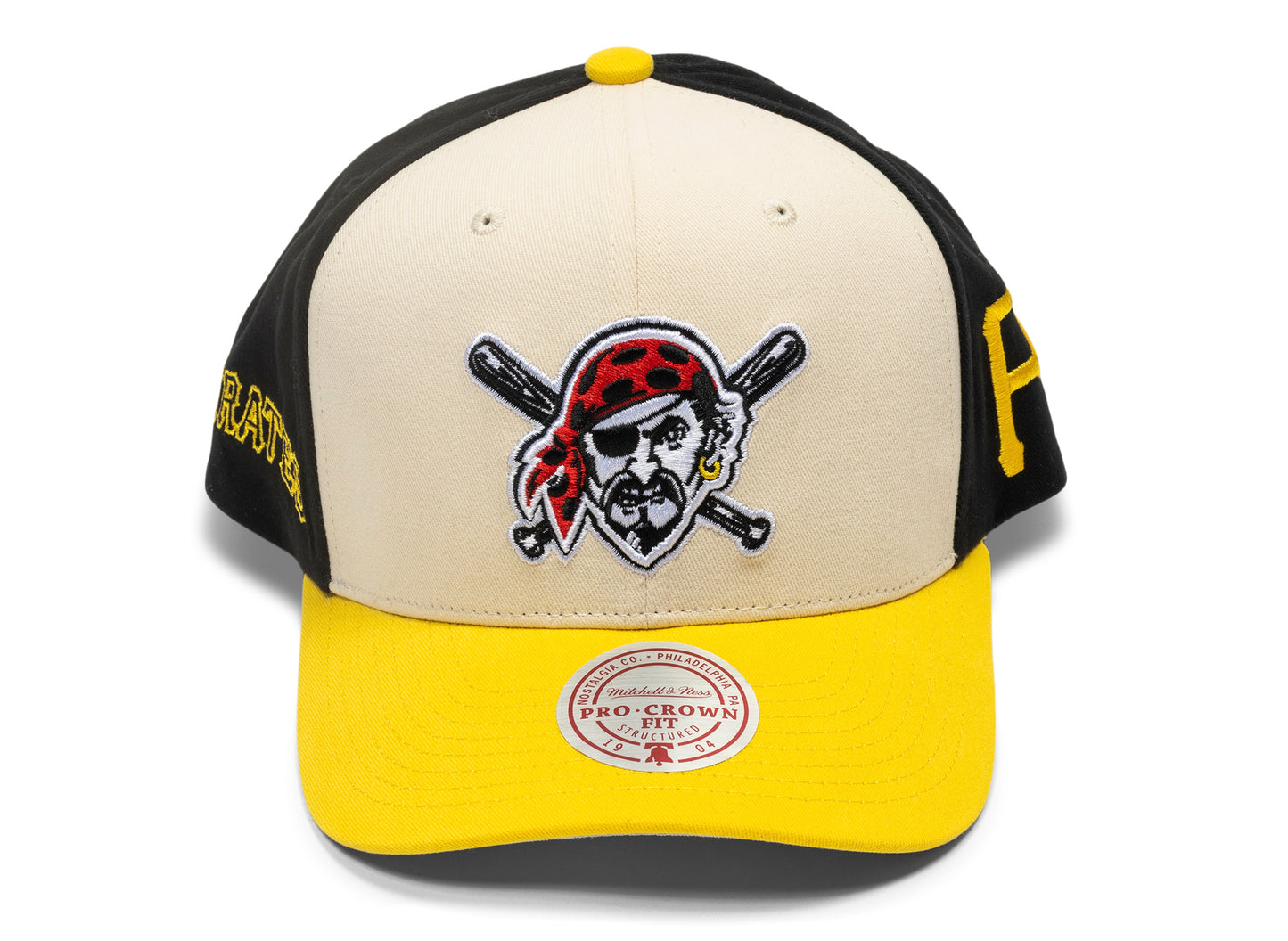 Mitchell & Ness MLB Pittsburg Pirates Brushed Off Pro Snapback Cap