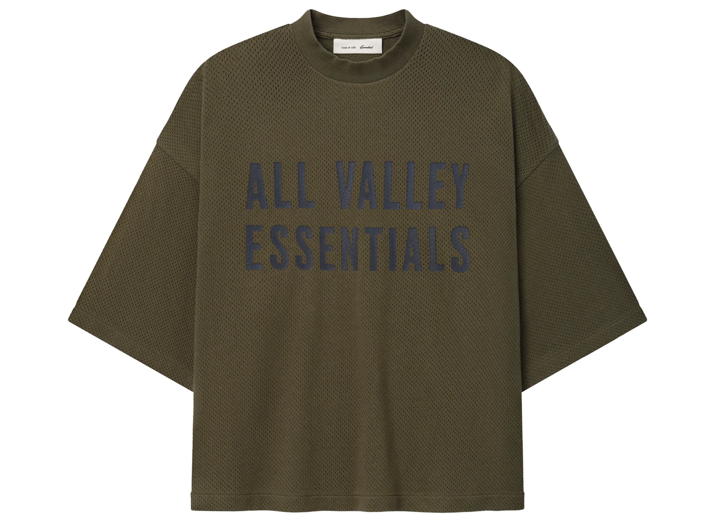 Fear of God Essentials Merch Tee in Moss