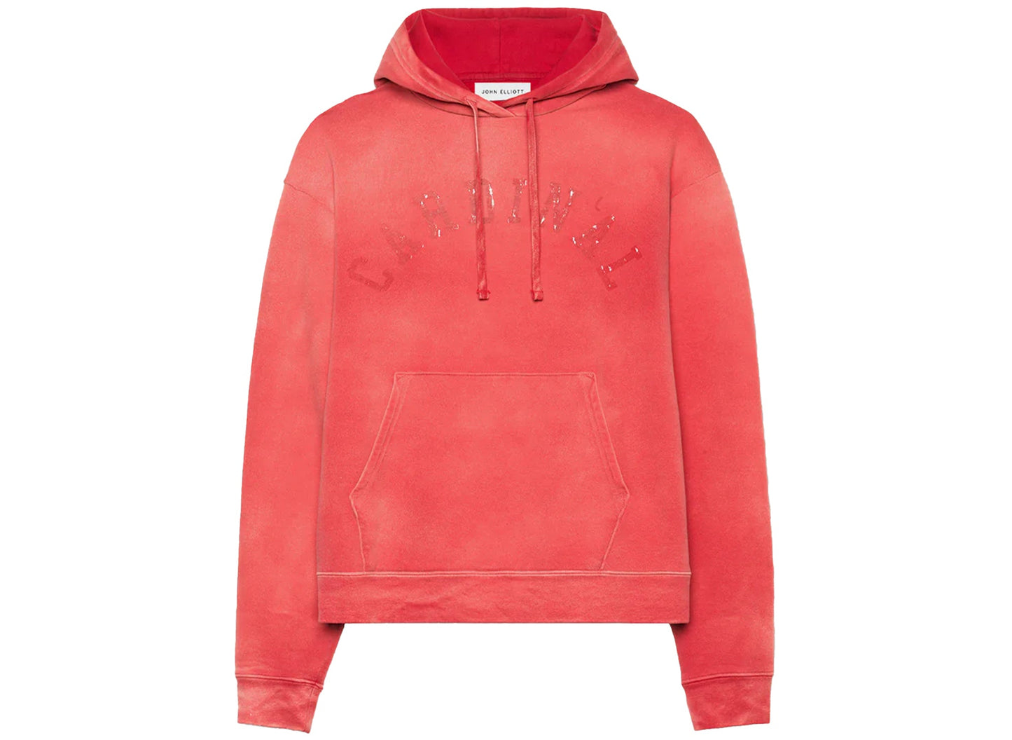 Sudadera con capucha John Elliott Rush en rojo cardenal