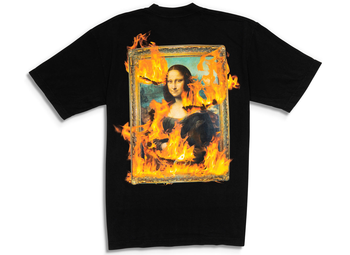 Camiseta Pleasures Burn Again en Negro