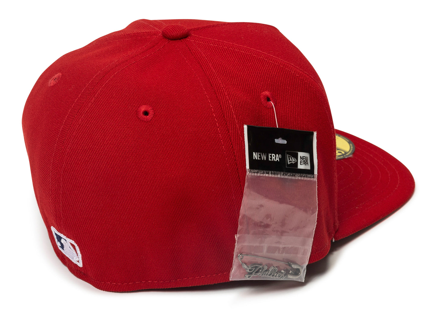 New Era Script Safety Pin Philadelphia Phillies Fitted Hat
