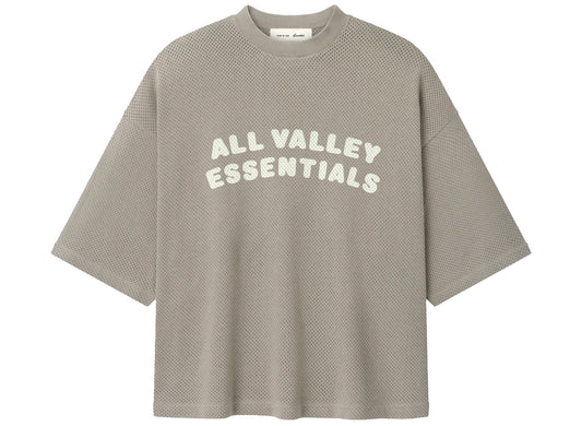 Fear of God Essentials Merch Tee in Seal, men's cotton t-shirt