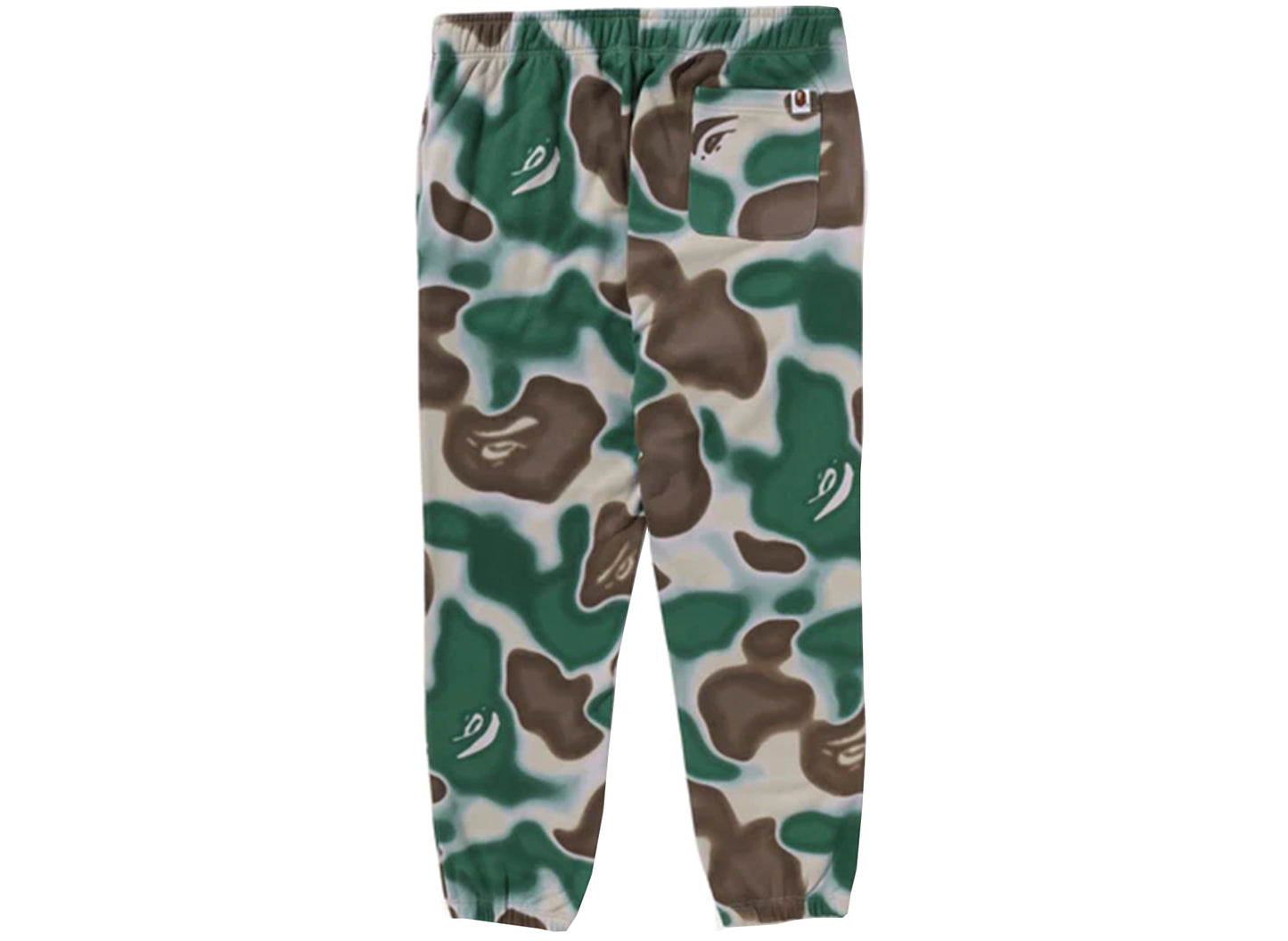 Pantalones de chándal Bape Sta de camuflaje líquido A Bathing Ape en Oliva