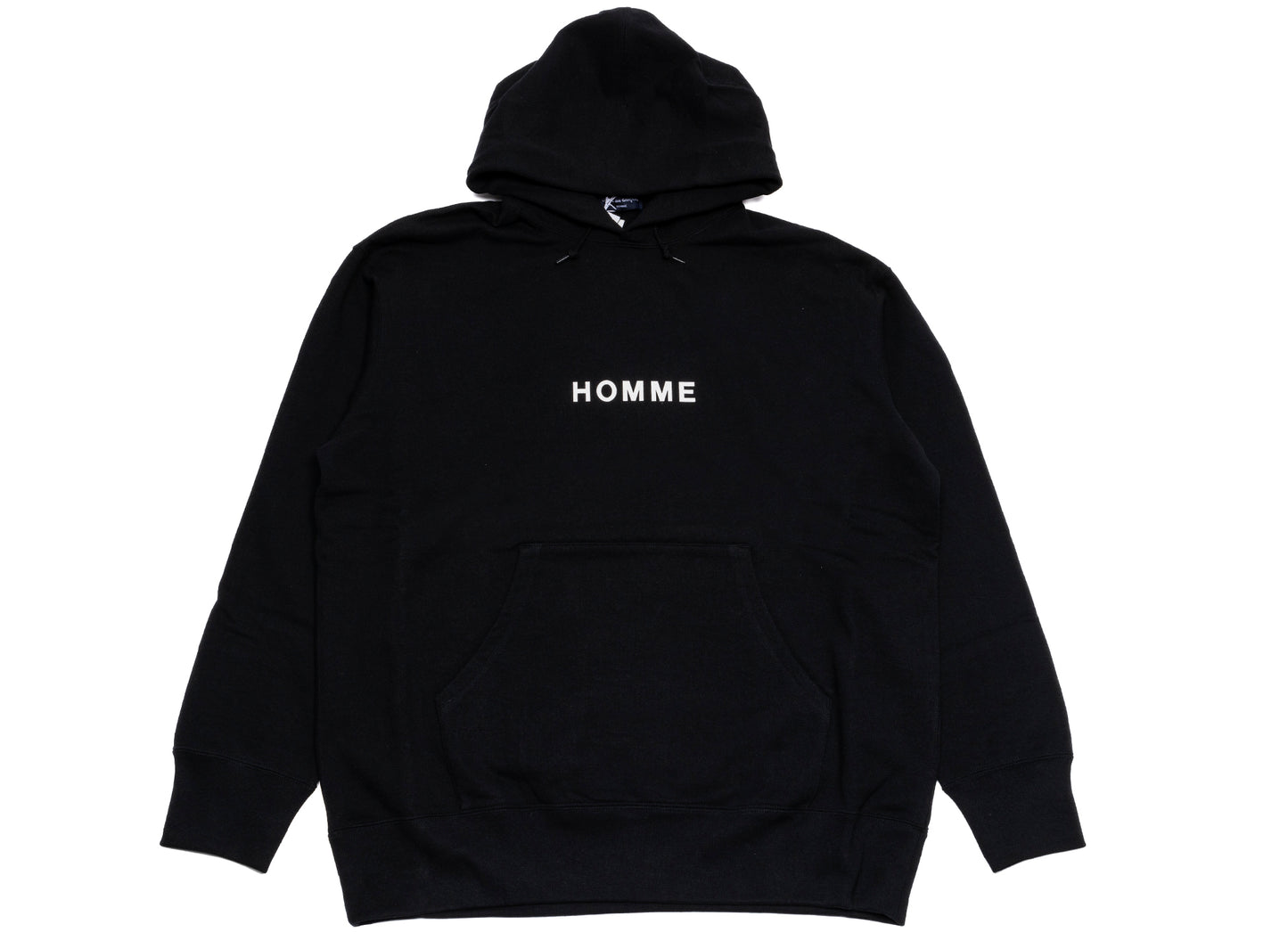 Sudadera con capucha Comme des Garçons HOMME con logo en negro