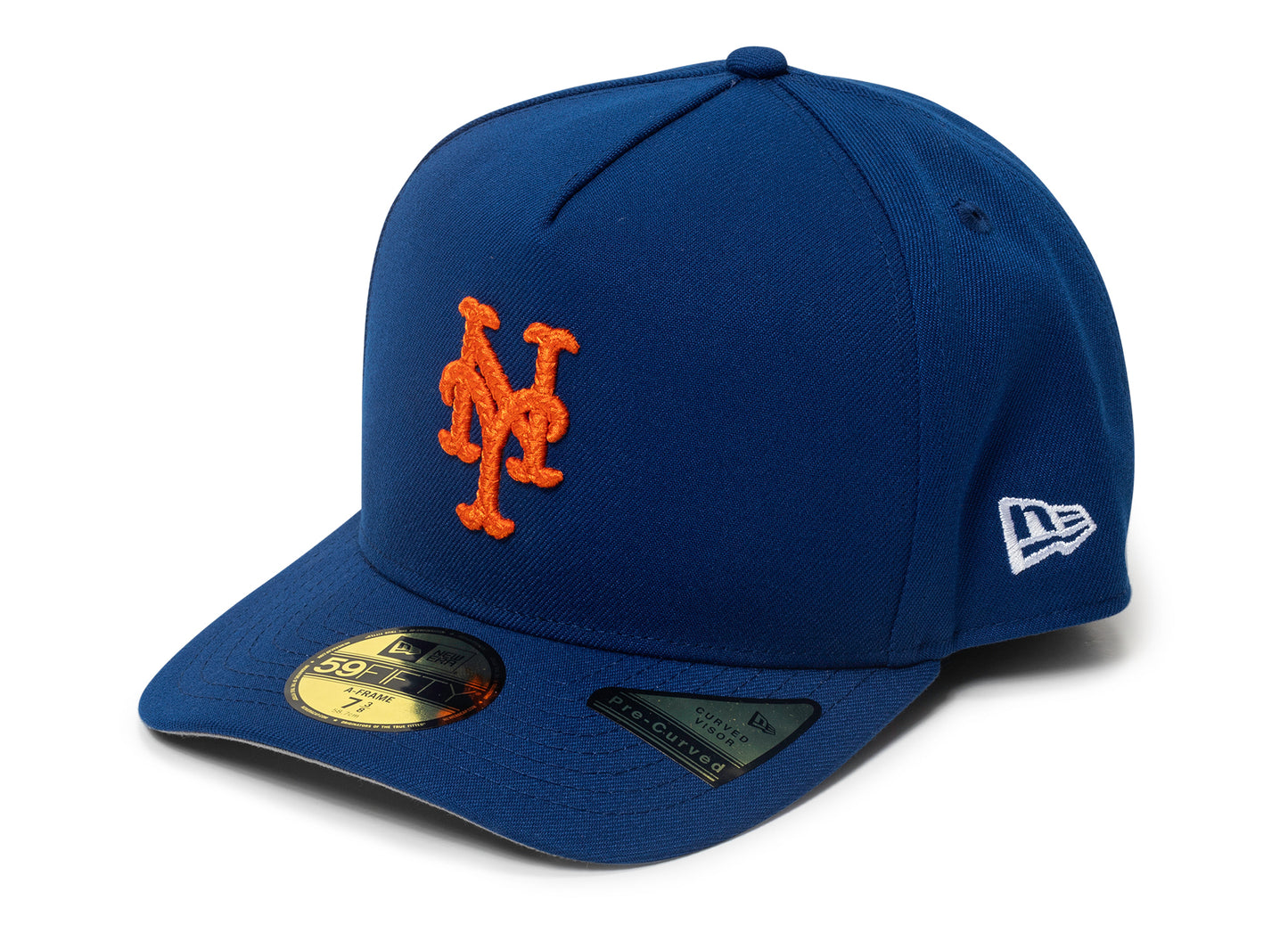 Gorra ajustada New Era Script Safety Pin New York Mets